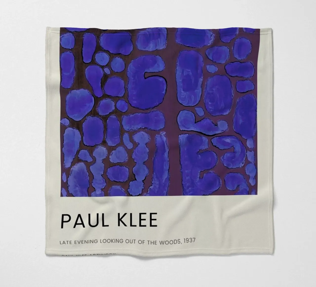 Klee - Late Evening Looking out of the Woods coperta in pile da Vintage by JUNIQE