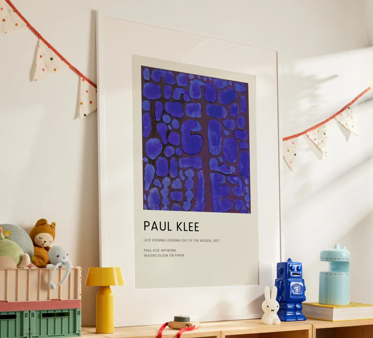 Klee - Late Evening Looking out of the Woods carta hahnemühle da Vintage by JUNIQE