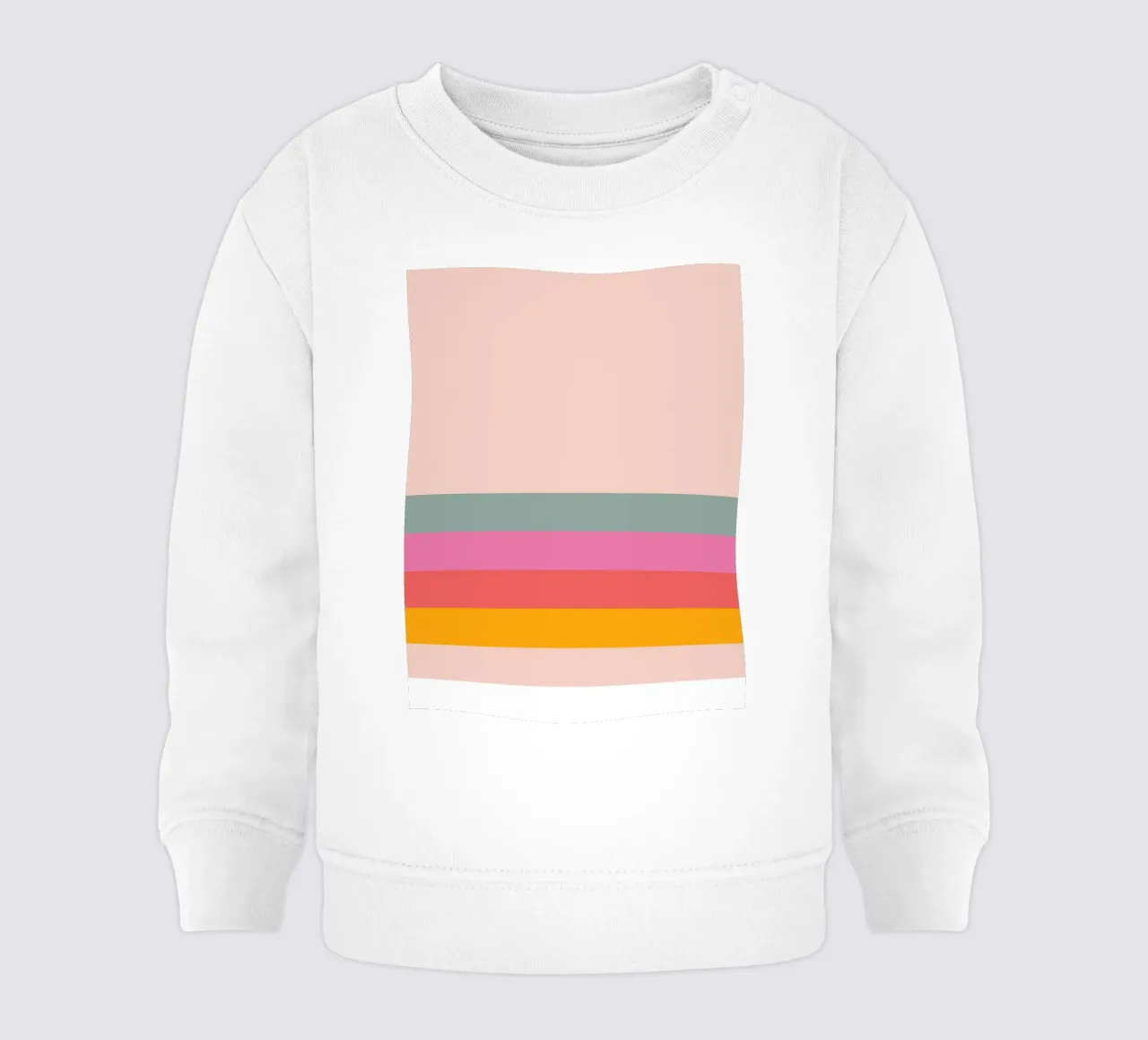 Arcobaleno moderno eclettico felpa neonato da cafelab