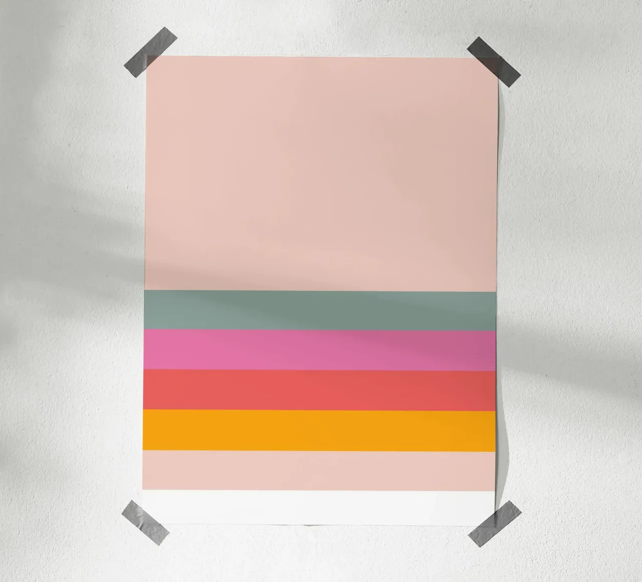 Arcobaleno moderno eclettico carta hahnemühle da cafelab