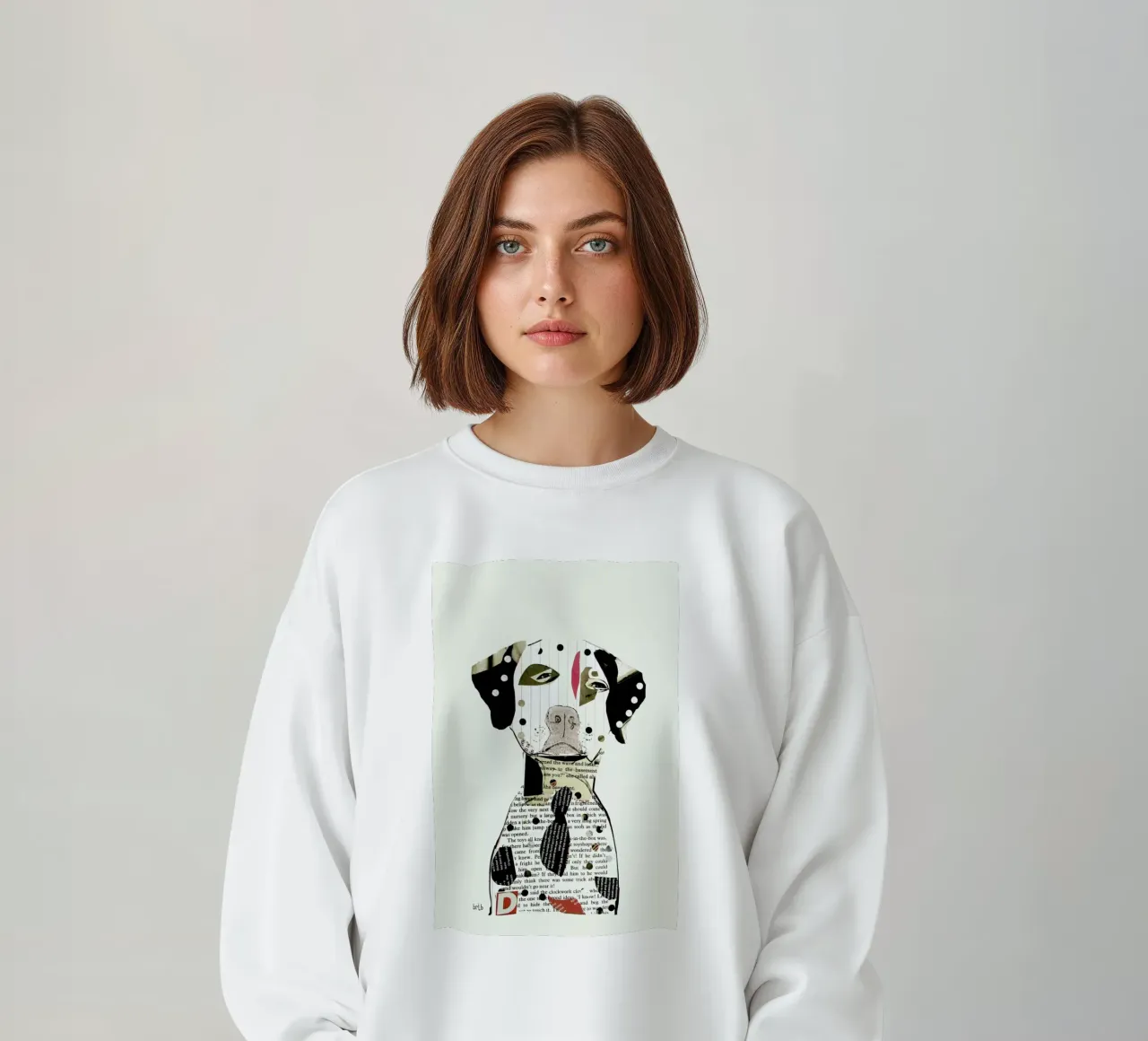 dalmatian Sweatshirt von Brian Buckley
