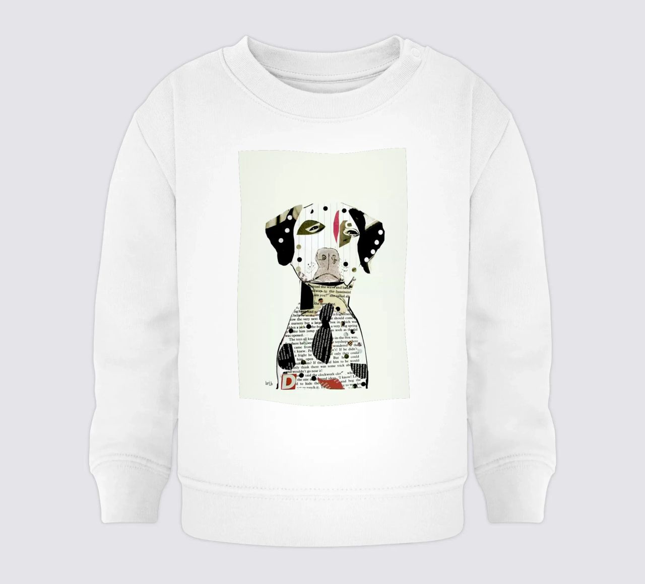dalmatian felpa neonato da Brian Buckley