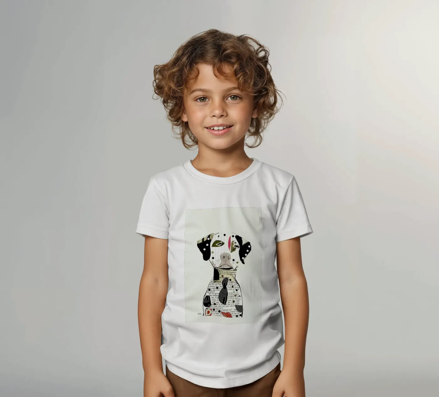 dalmatian t-shirt bambini da Brian Buckley