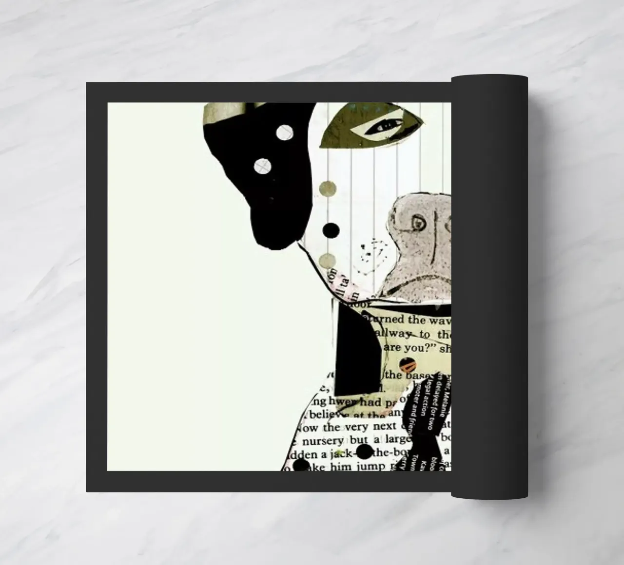 dalmatian doormat by Brian Buckley