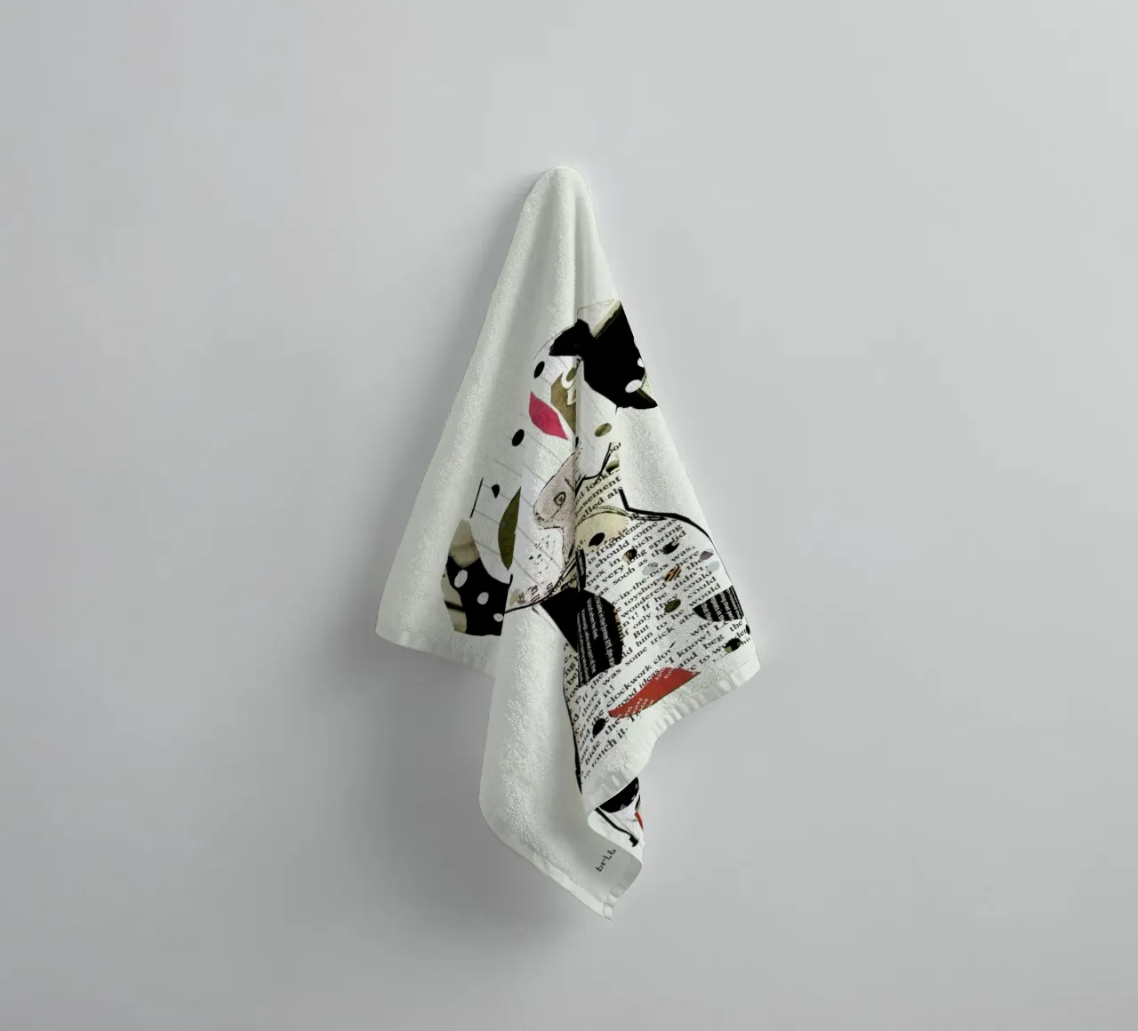 dalmatian asciugamano da bagno da Brian Buckley