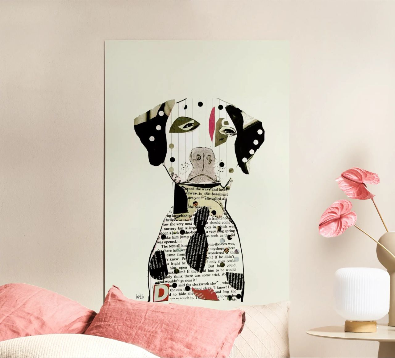 dalmatian poster by Brian Buckley