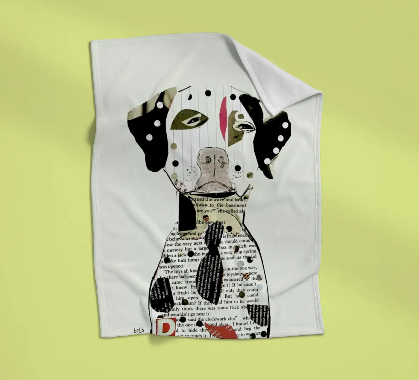 dalmatian fleecedeken van Brian Buckley