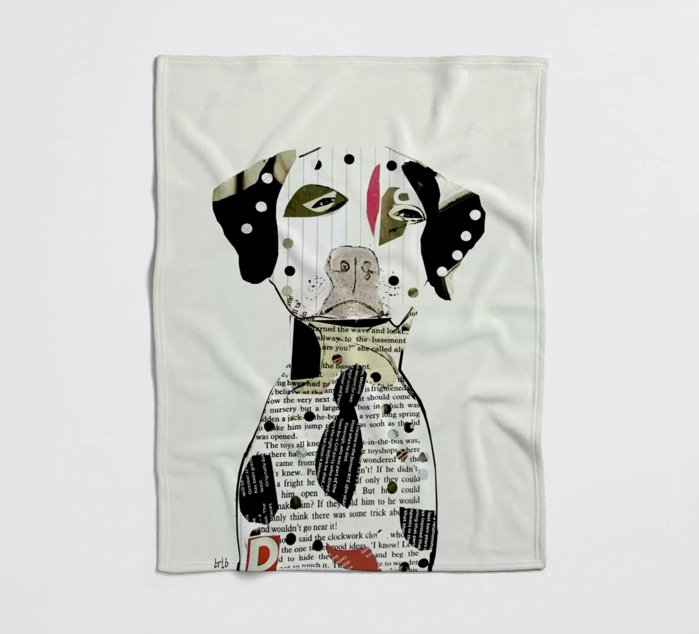 dalmatian fleecedeken van Brian Buckley
