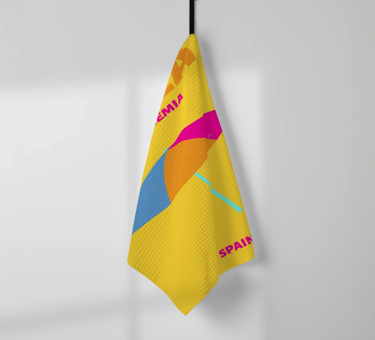 Parapluie Ibiza Bohemia - Affiche de plage colorée torchon de NorwesClub