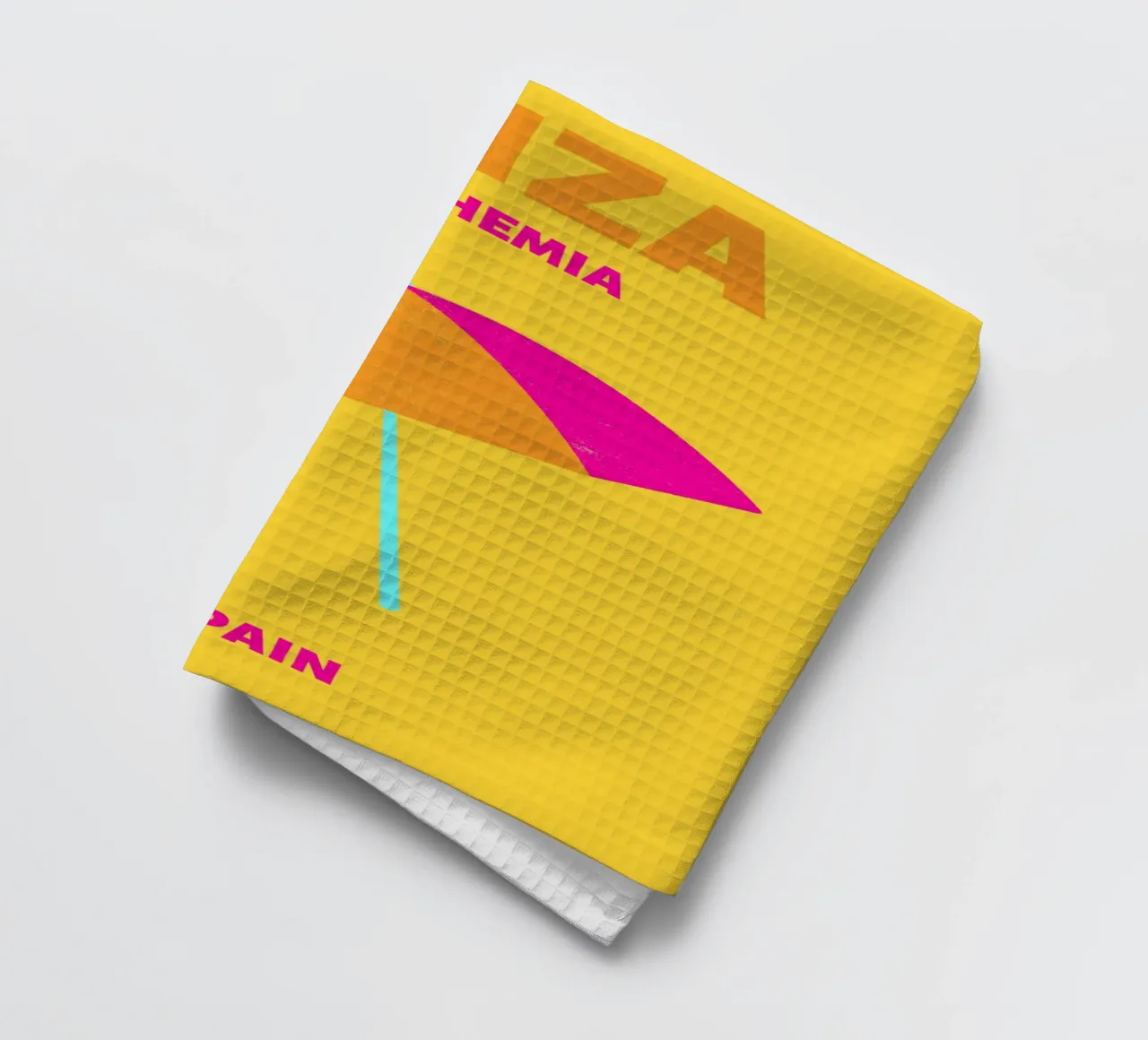 Parapluie Ibiza Bohemia - Affiche de plage colorée torchon de NorwesClub
