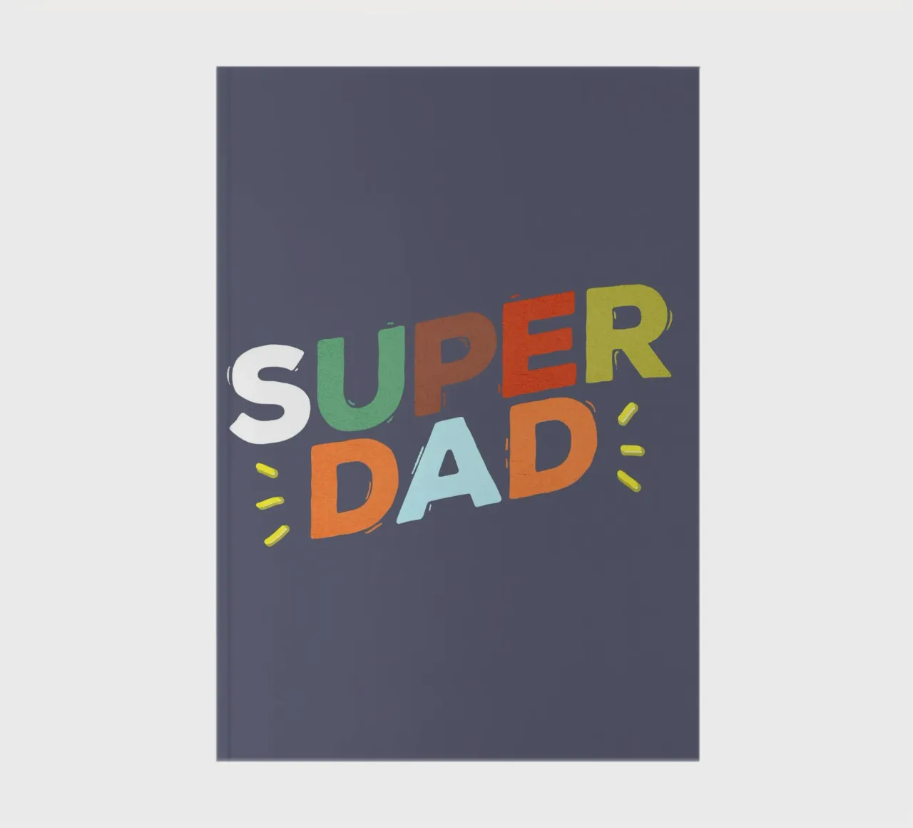 Bold Retro "SUPER DAD" Typography diario da showmemars