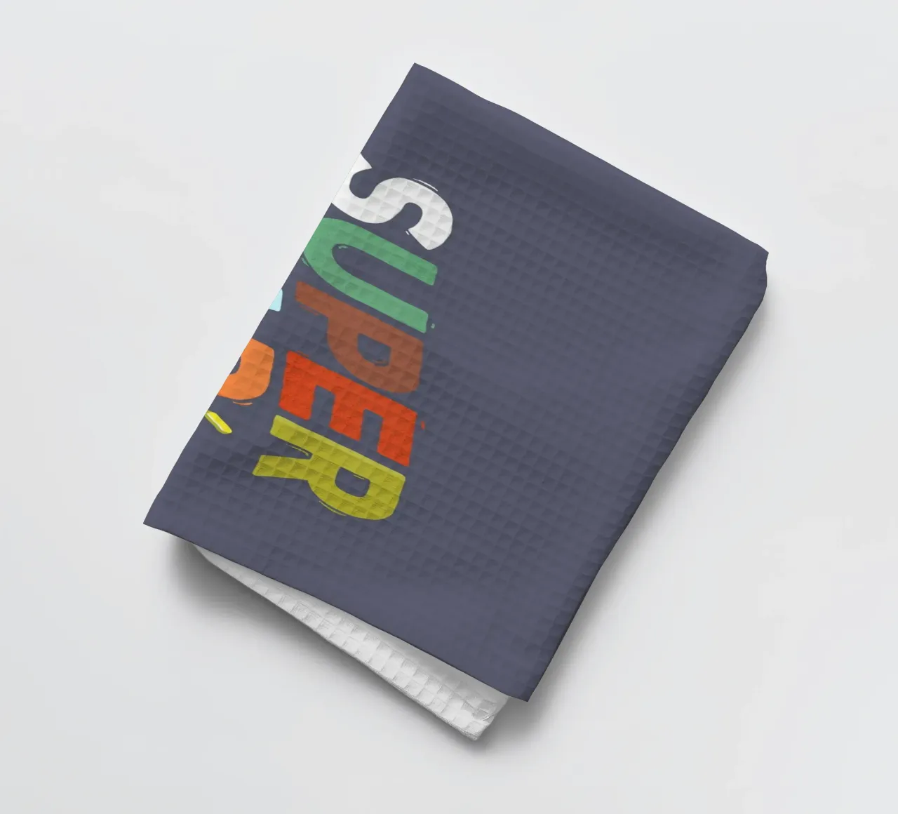 Bold Retro "SUPER DAD" Typography canovaccio da cucina da showmemars