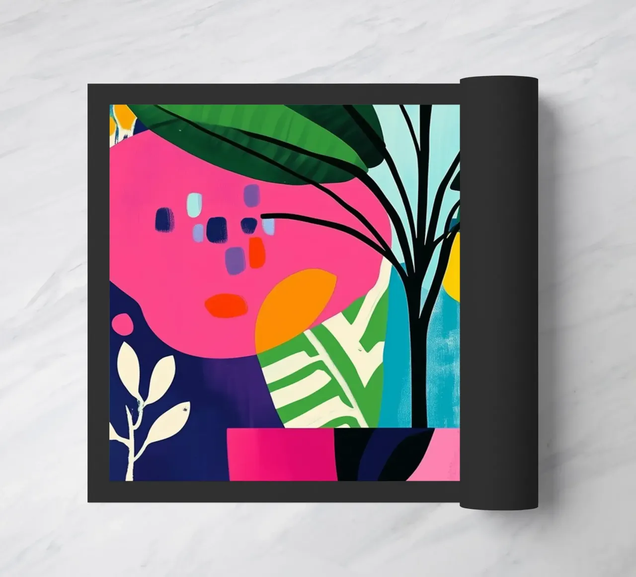 Piante in vaso colorate zerbino da Justyna Jaszke JBJart