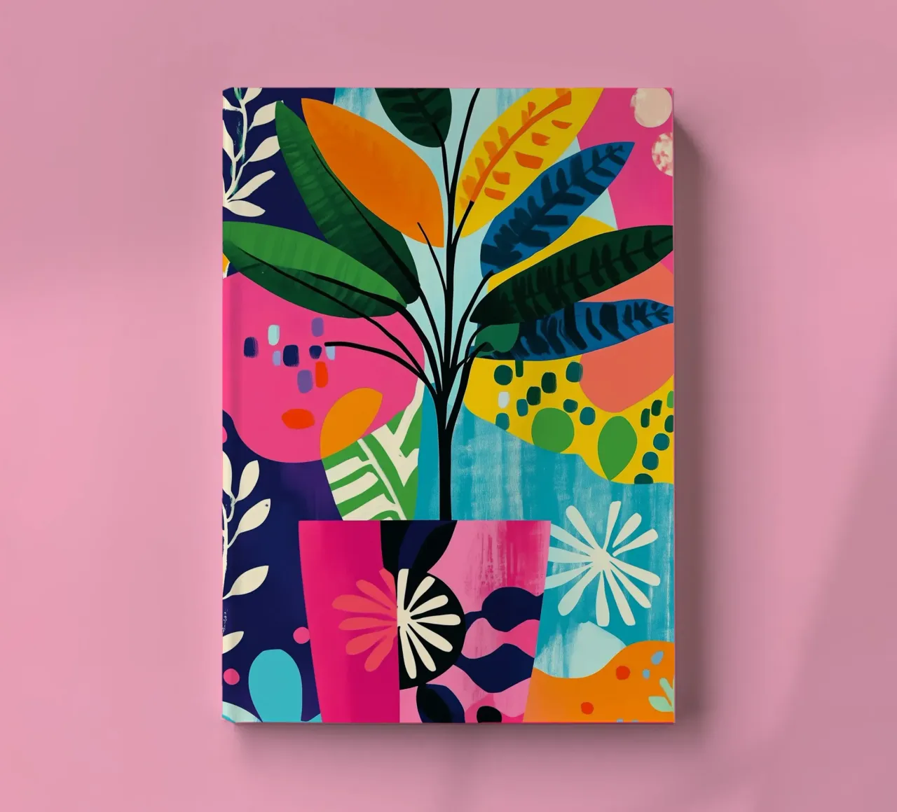 Piante in vaso colorate diario da Justyna Jaszke JBJart