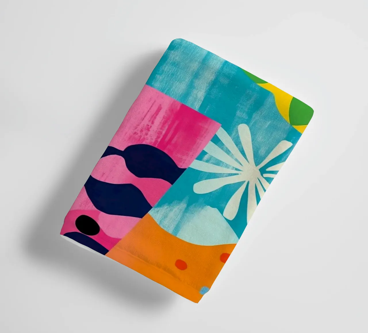 Piante in vaso colorate asciugamano da bagno da Justyna Jaszke JBJart