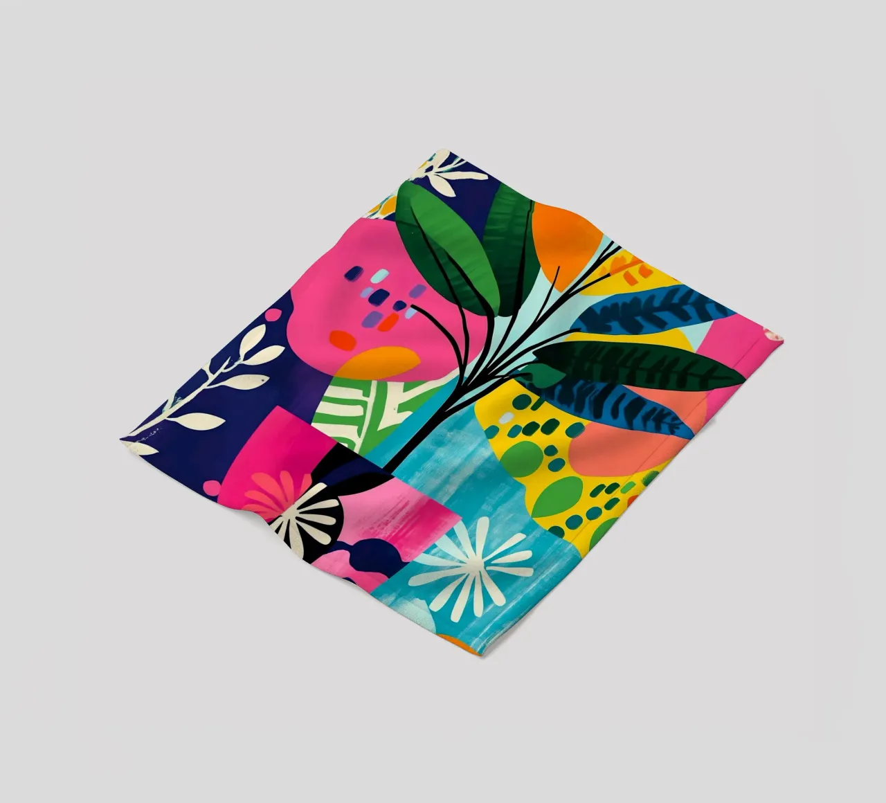 Piante in vaso colorate coperta in pile da Justyna Jaszke JBJart