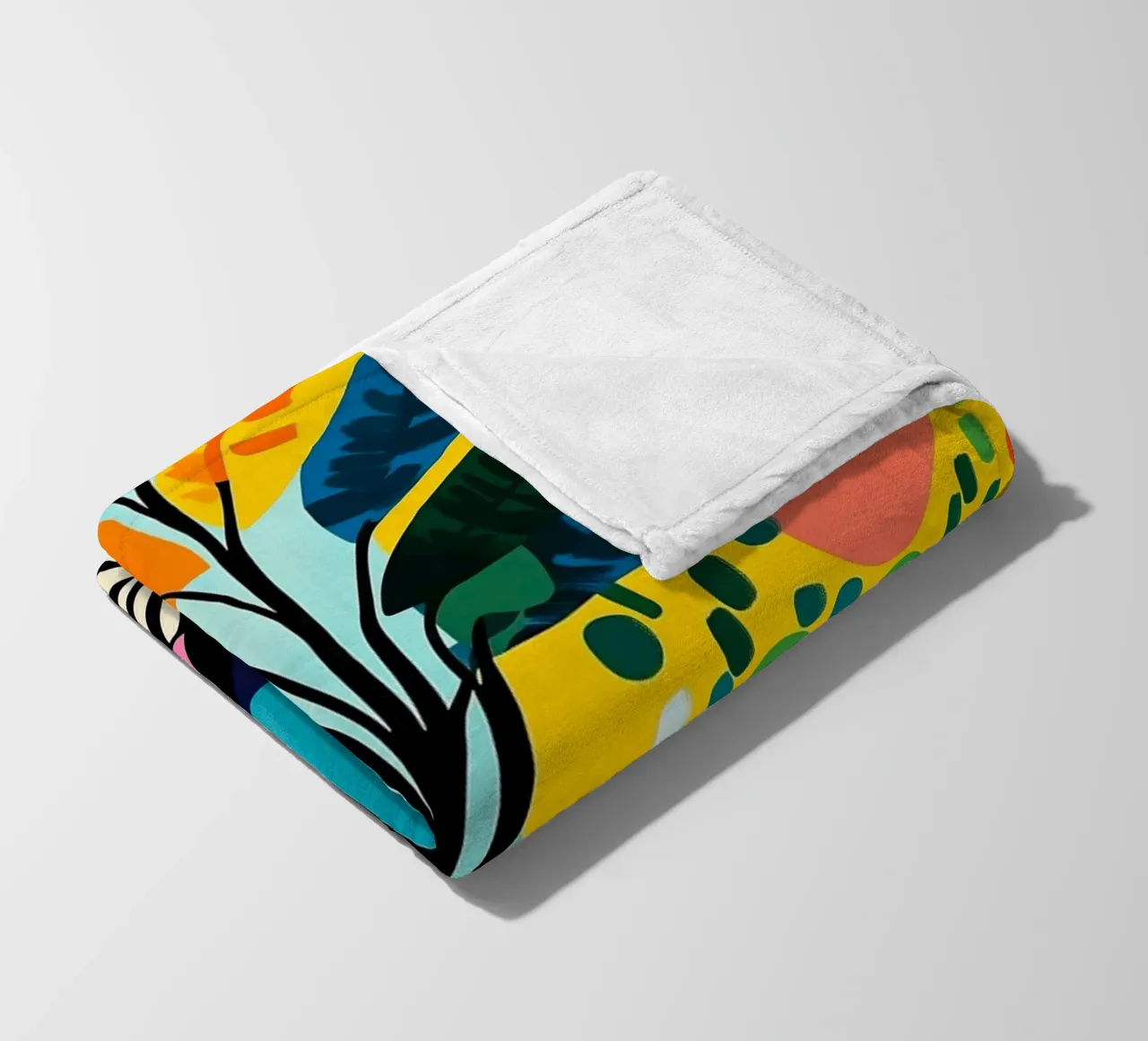 Piante in vaso colorate coperta in pile da Justyna Jaszke JBJart
