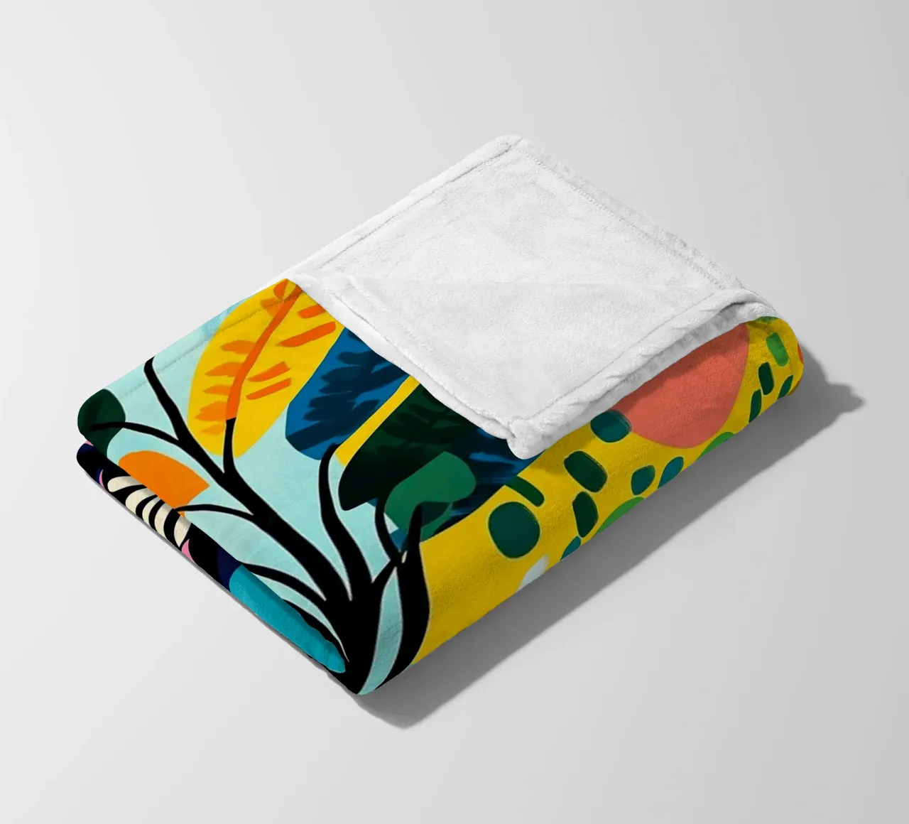 Piante in vaso colorate coperta in pile da Justyna Jaszke JBJart