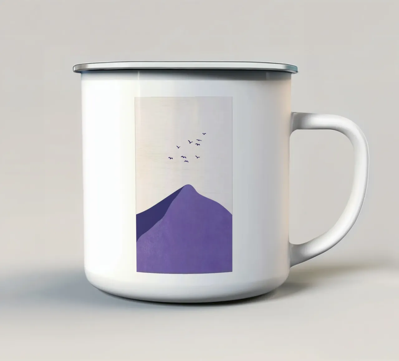 Mountain Peak Very Peri tazza in smalto da Pure