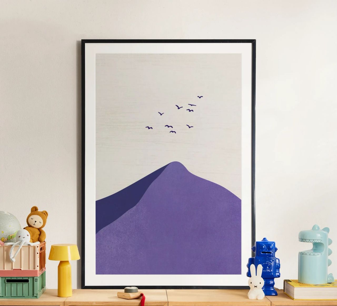 Mountain Peak Very Peri Poster von Pure