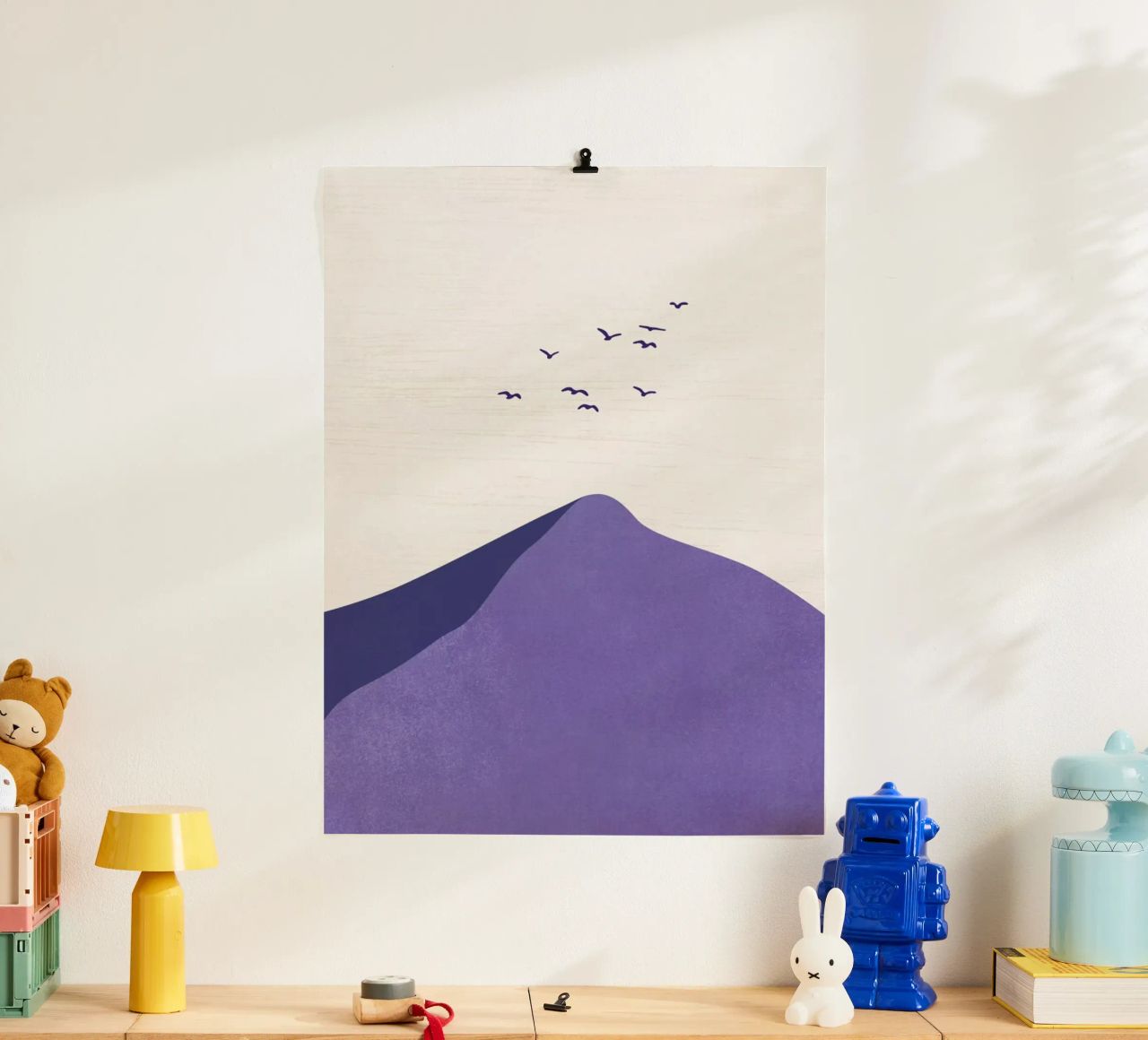 Mountain Peak Very Peri Poster von Pure