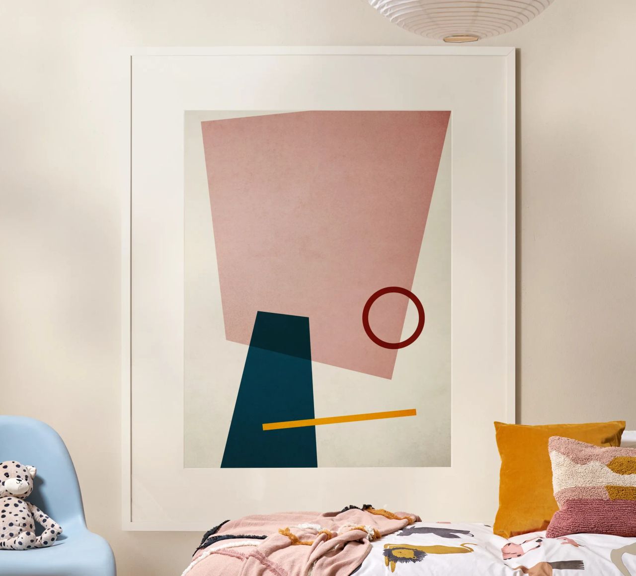 Abstract Color Geometry no. 1 poster da adrianooliveira