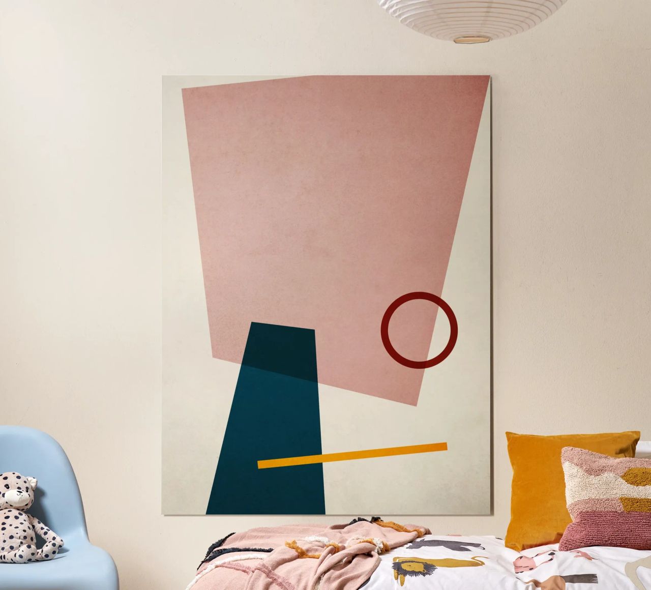 Abstract Color Geometry no. 1 poster da adrianooliveira