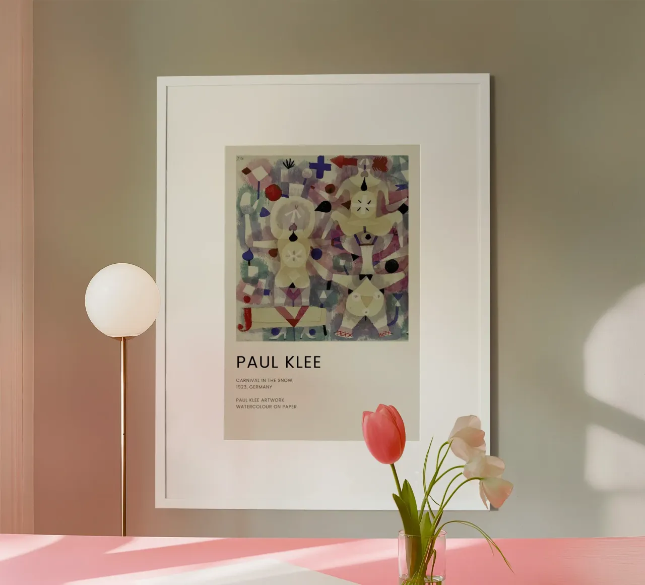 Klee - Carnival in the Snow carta hahnemühle da Vintage by JUNIQE