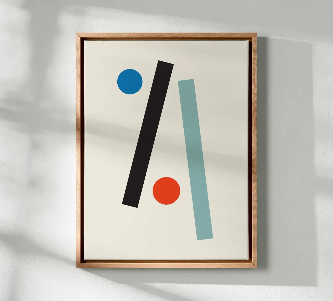 Geometric Harmony no. 4 tela con Cornice a cassetta da adrianooliveira