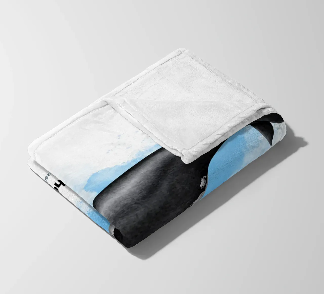 Gallo cedrone settentrionale - Acquerello coperta in pile da Moonlit Illustrations