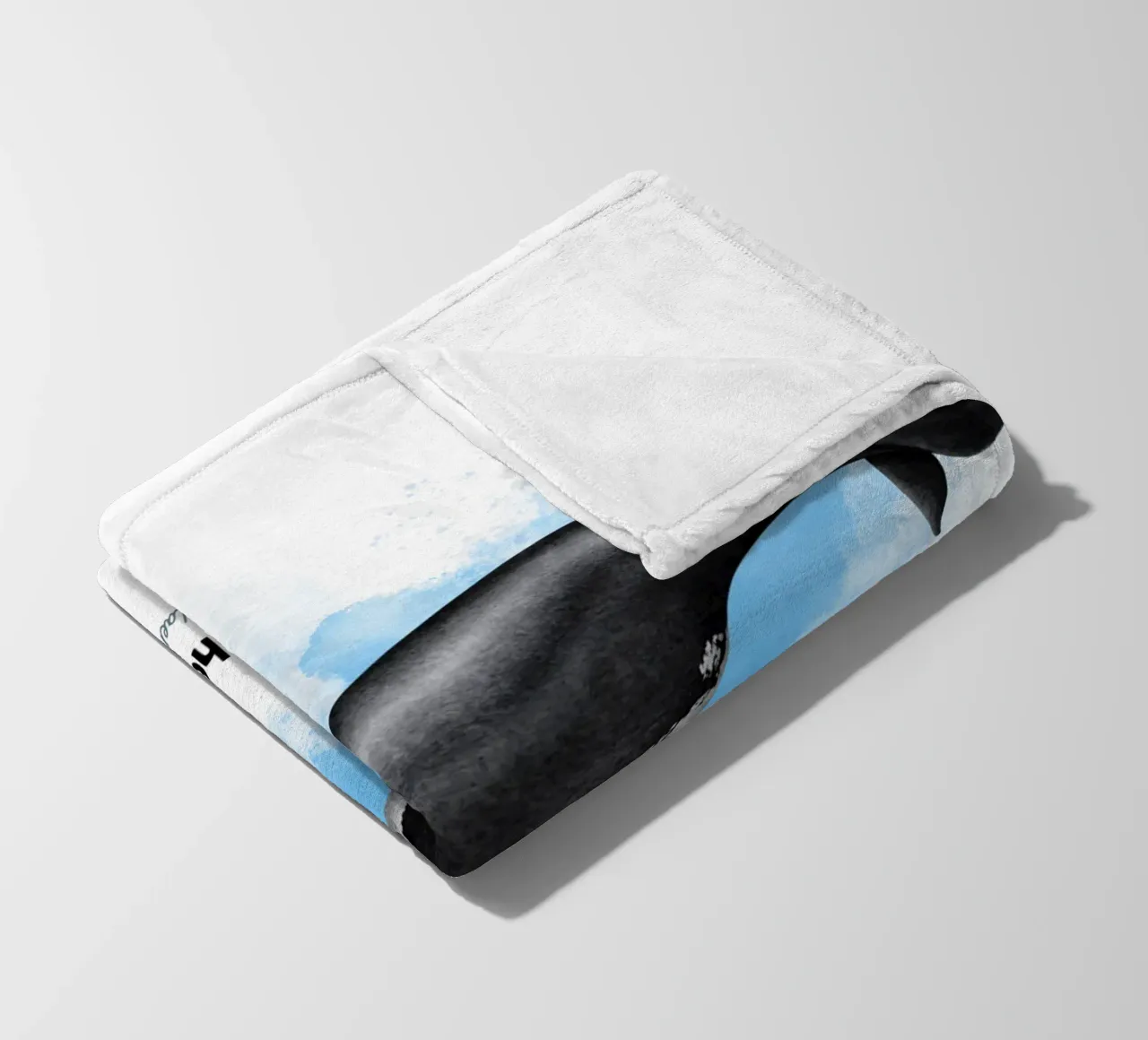 Gallo cedrone settentrionale - Acquerello coperta in pile da Moonlit Illustrations