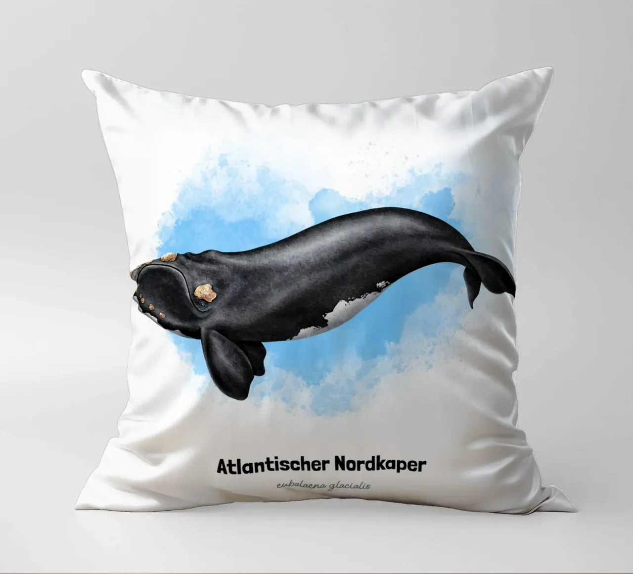 Gallo cedrone settentrionale - Acquerello cuscino da Moonlit Illustrations