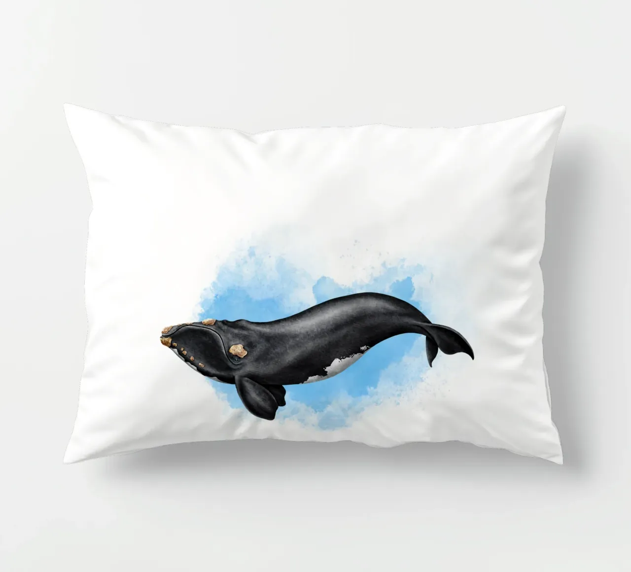 Gallo cedrone settentrionale - Acquerello cuscino da Moonlit Illustrations