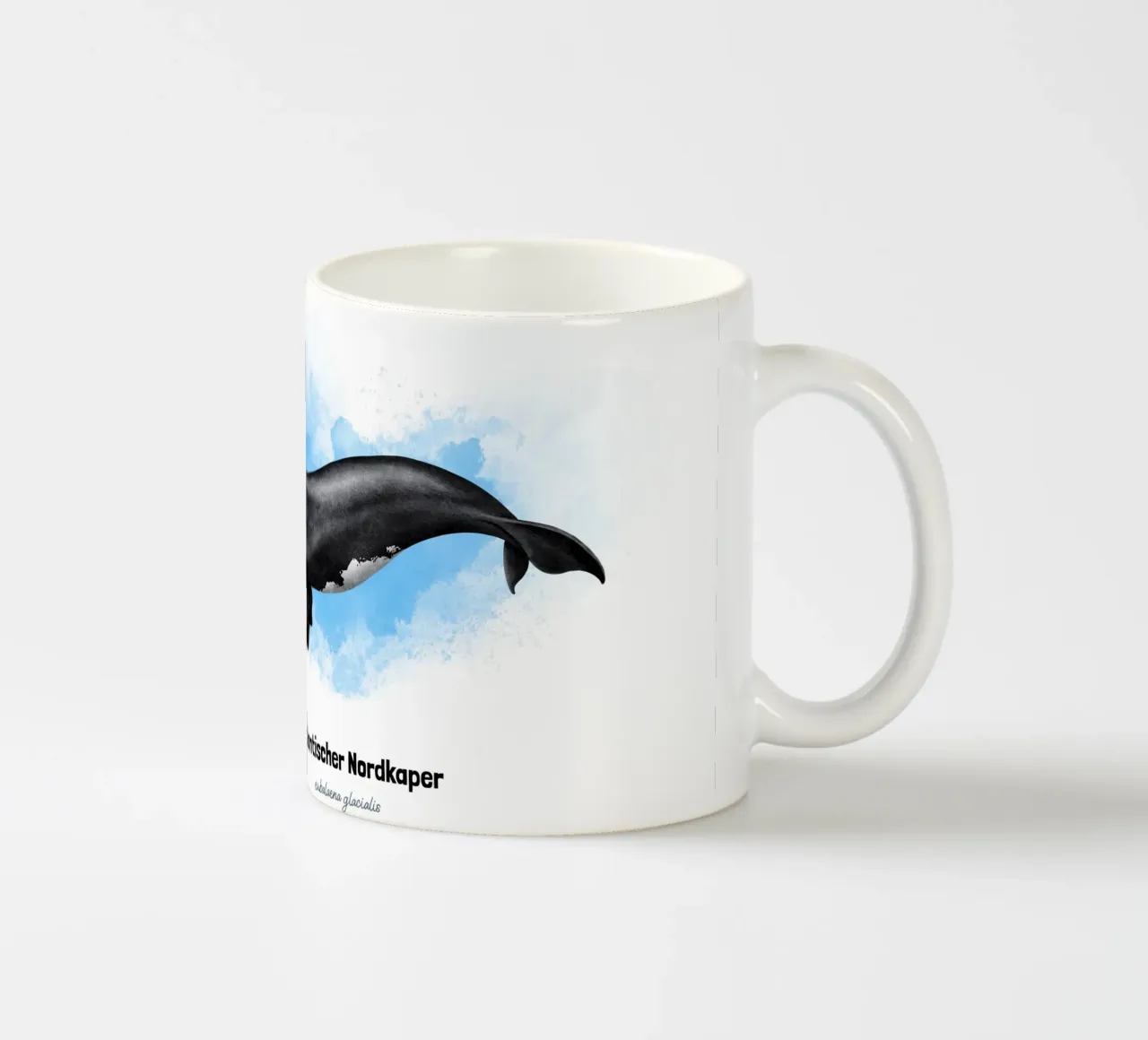 Gallo cedrone settentrionale - Acquerello tazza in ceramica da Moonlit Illustrations