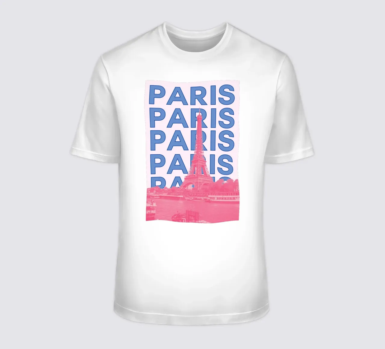 Paris Eiffel Tower Poster by L.B. France - Modern Pop Art t-shirt by NorwesClub