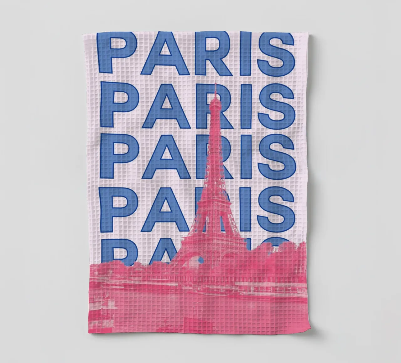 Poster della Torre Eiffel di Parigi di L.B. France - Pop Art moderna canovaccio da cucina da NorwesClub