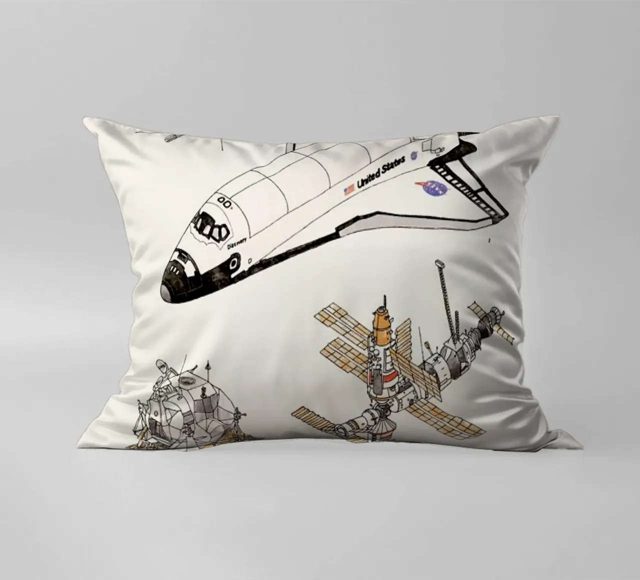 Space Shuttles cuscino da Florent Bodart
