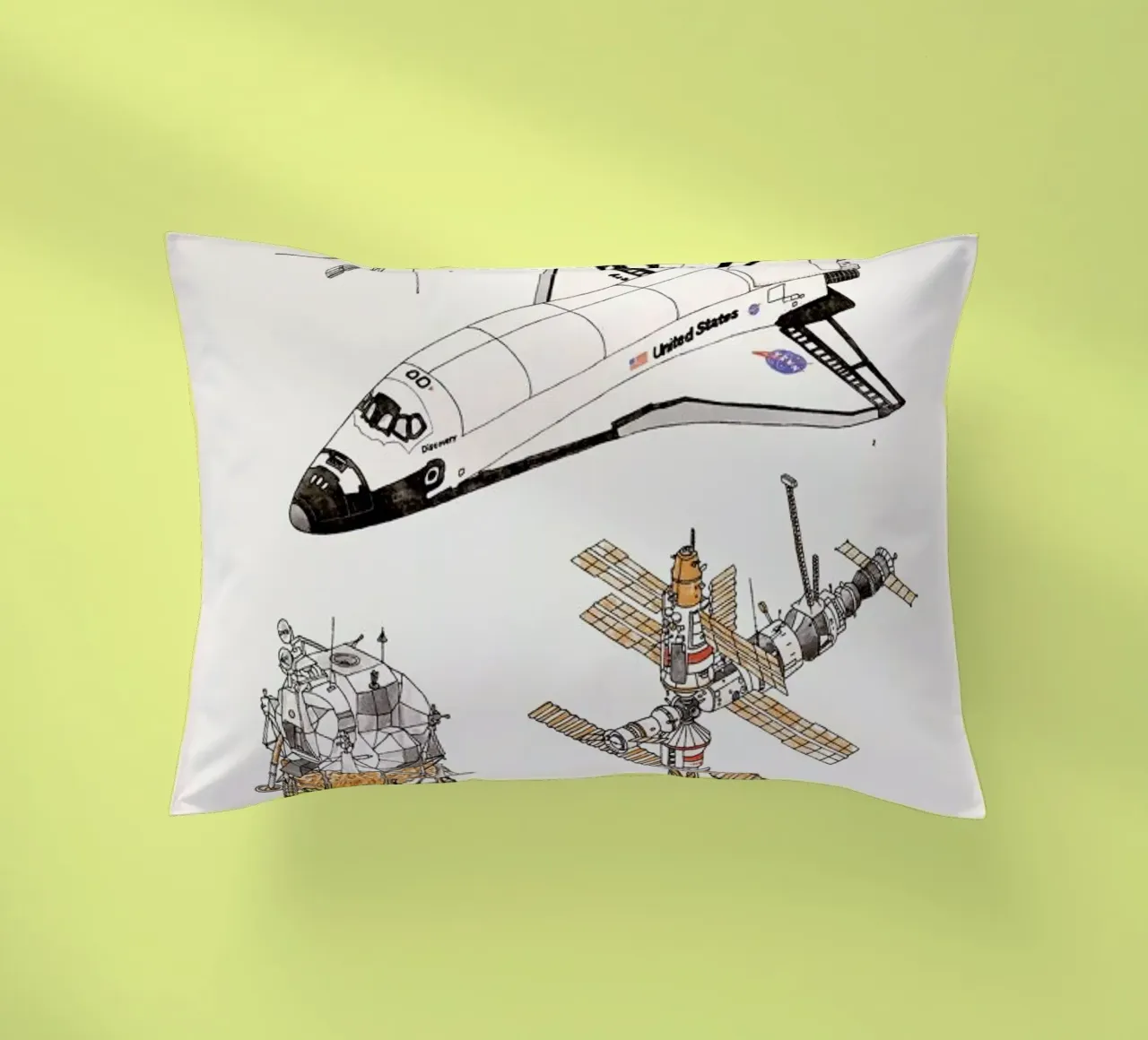 Space Shuttles cuscino da Florent Bodart