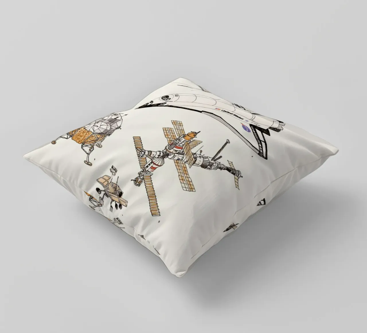 Space Shuttles cuscino da Florent Bodart