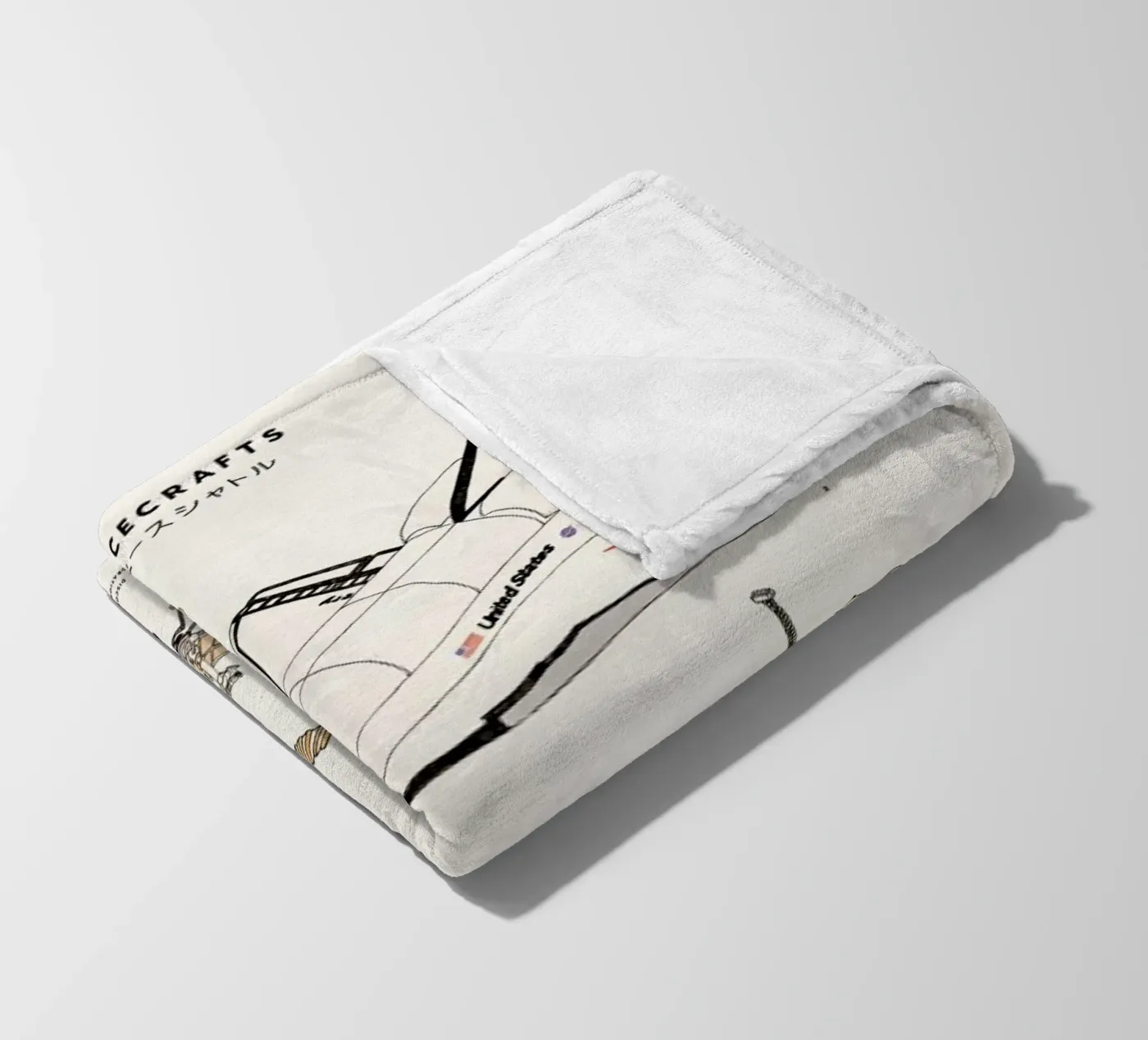 Space Shuttles Fleecedecke von Florent Bodart