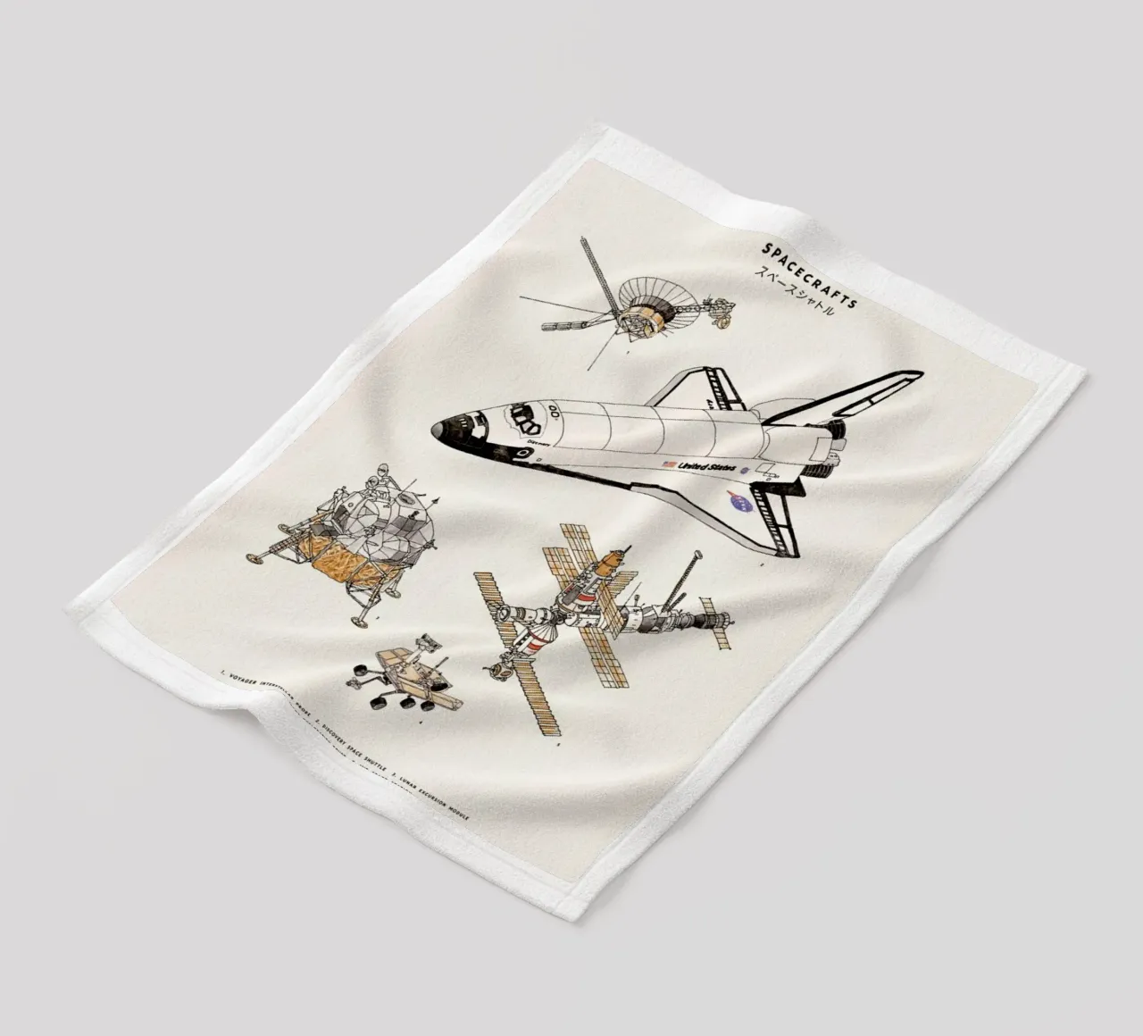 Space Shuttles coperta in pile da Florent Bodart