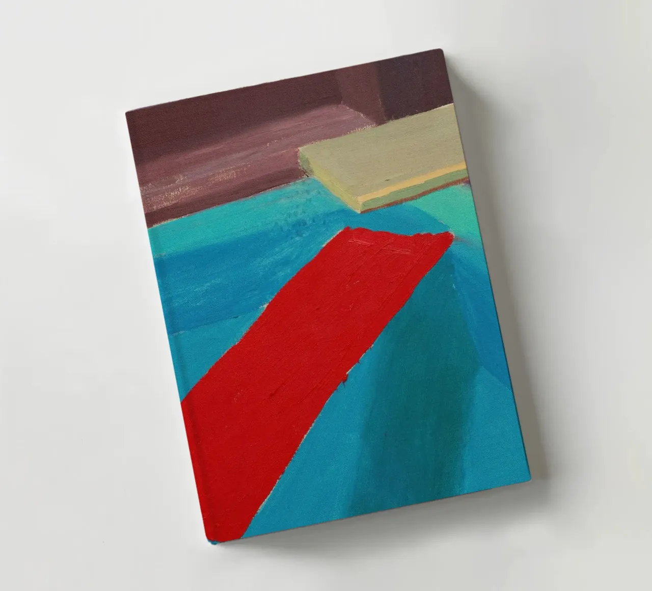 Pastic Sheet Floating in a Pool, 1977 notebook by khanrosie