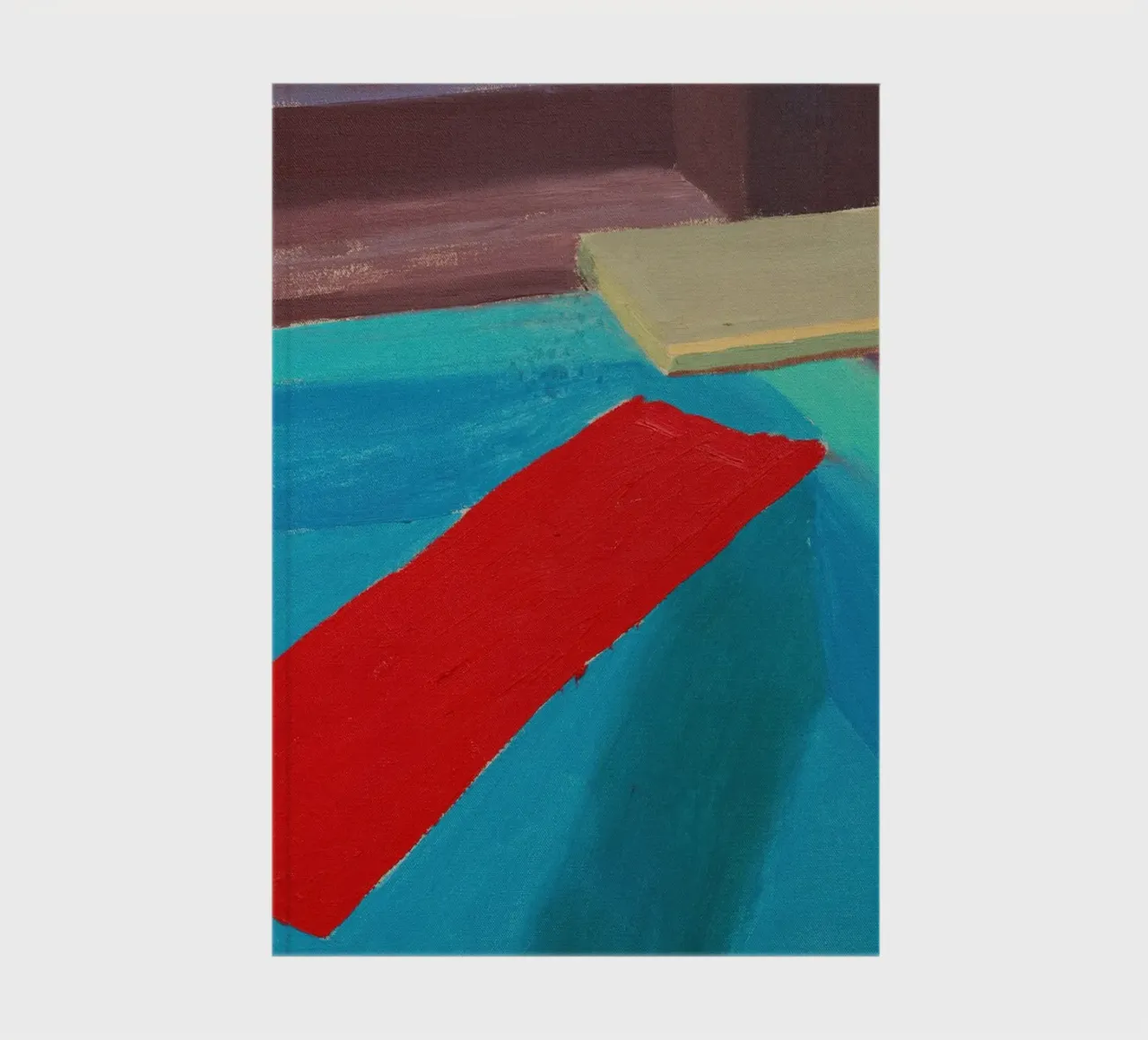 Pastic Sheet Floating in a Pool, 1977 notebook by khanrosie