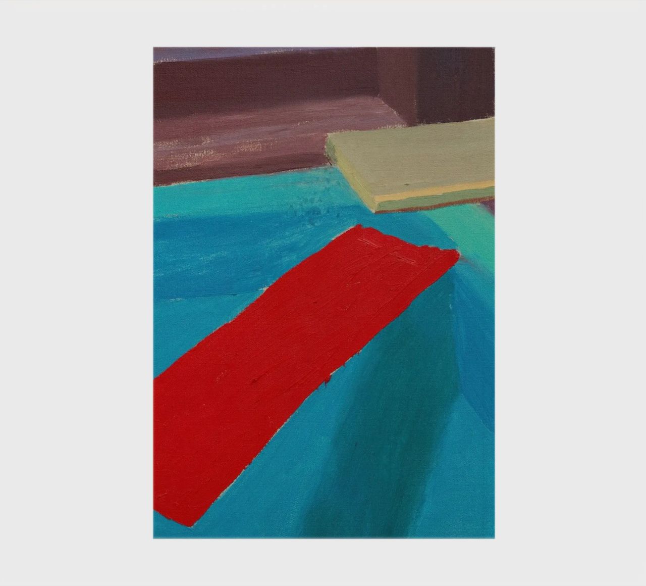 Pastic Sheet Floating in a Pool, 1977 notebook by khanrosie