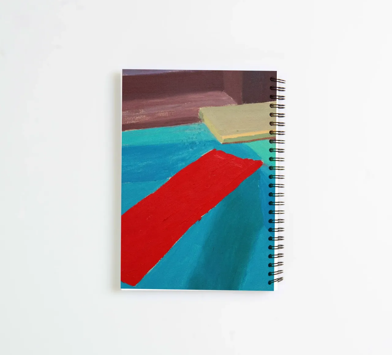 Pastic Sheet Floating in a Pool, 1977 spiral notebook by khanrosie
