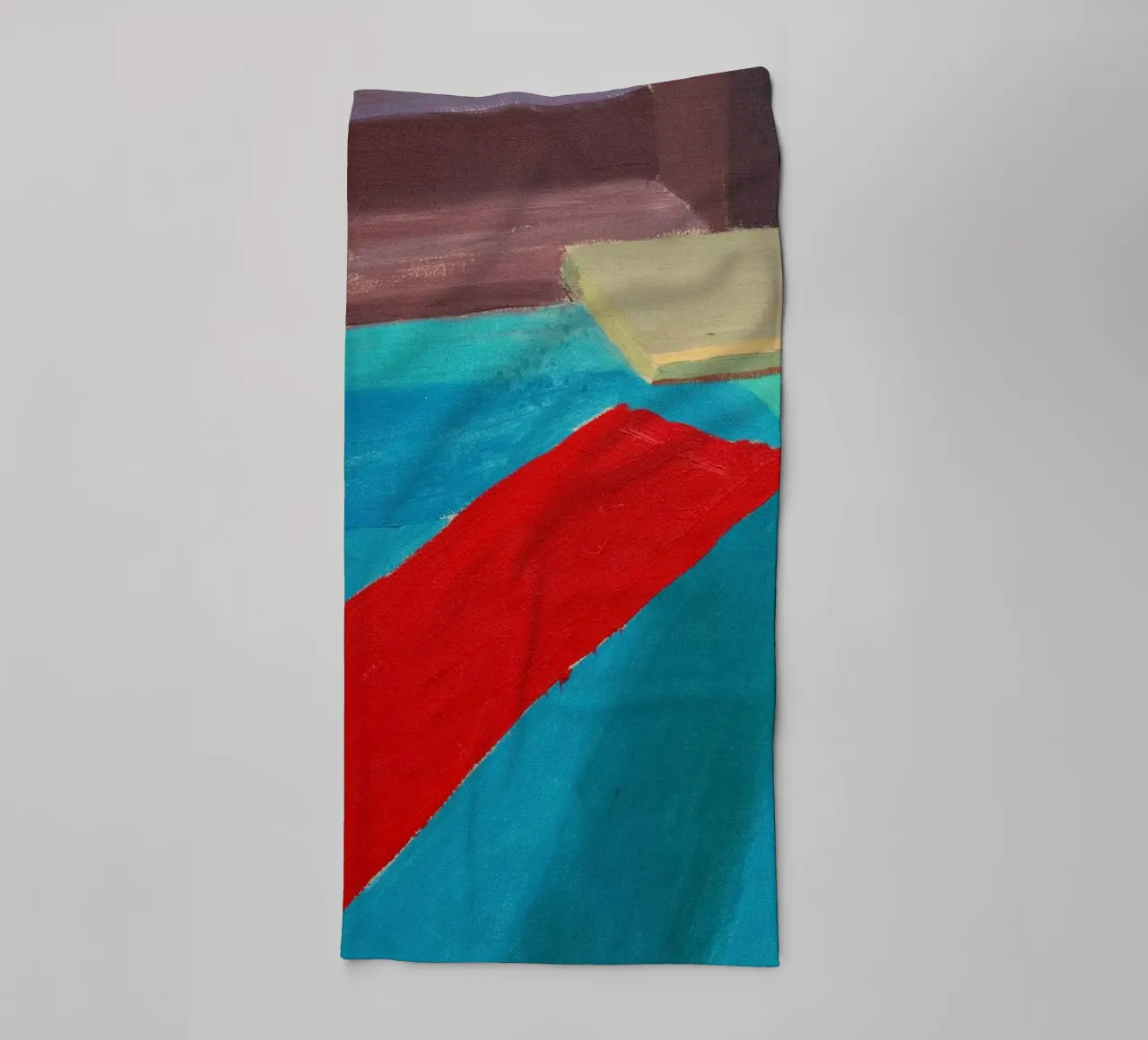 Pastic Sheet Floating in a Pool, 1977 towel by khanrosie