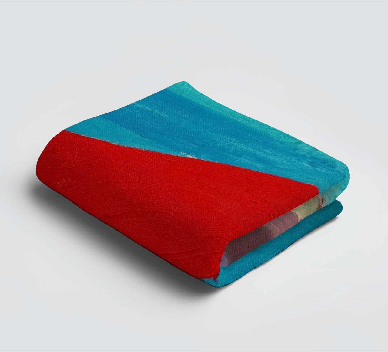Pastic Sheet Floating in a Pool, 1977 towel by khanrosie