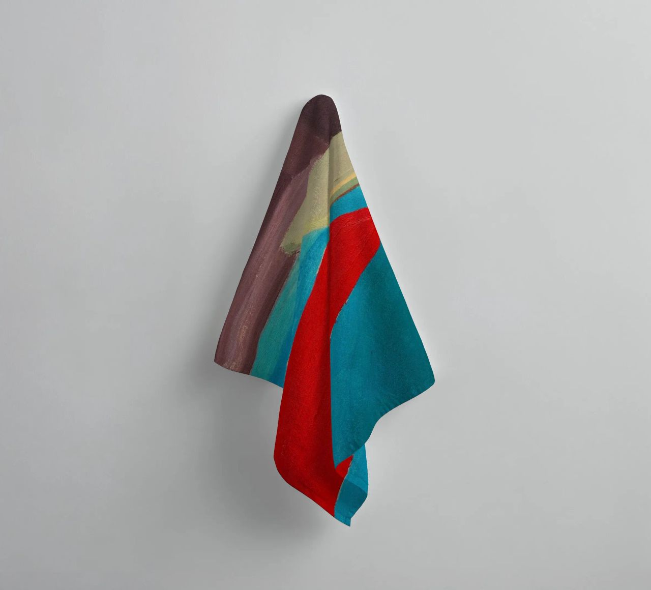 Pastic Sheet Floating in a Pool, 1977 towel by khanrosie