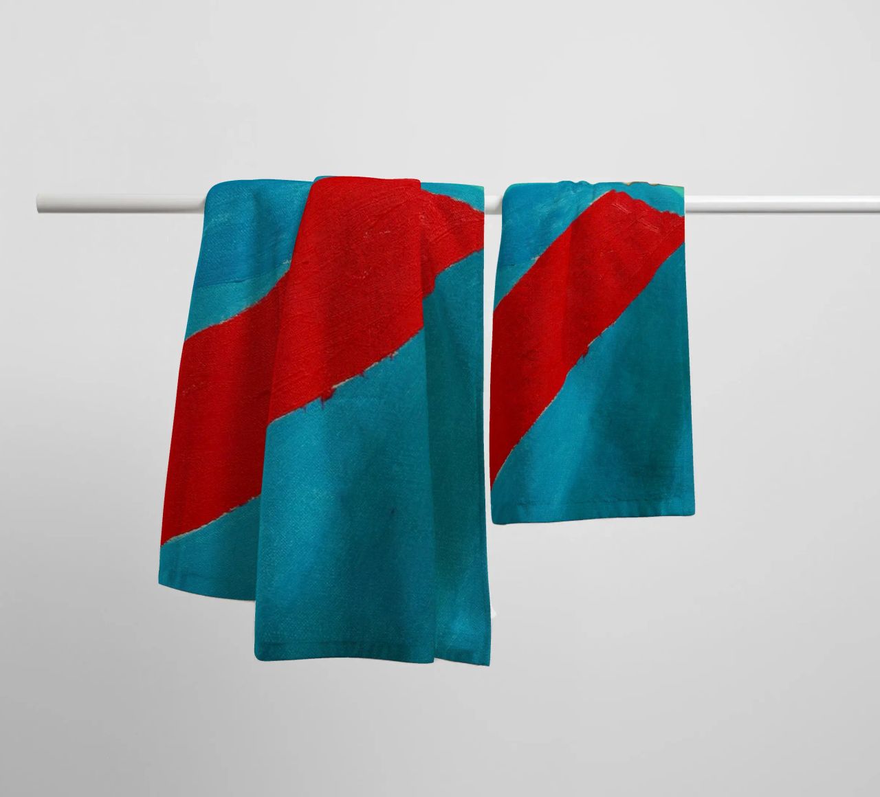 Pastic Sheet Floating in a Pool, 1977 towel by khanrosie
