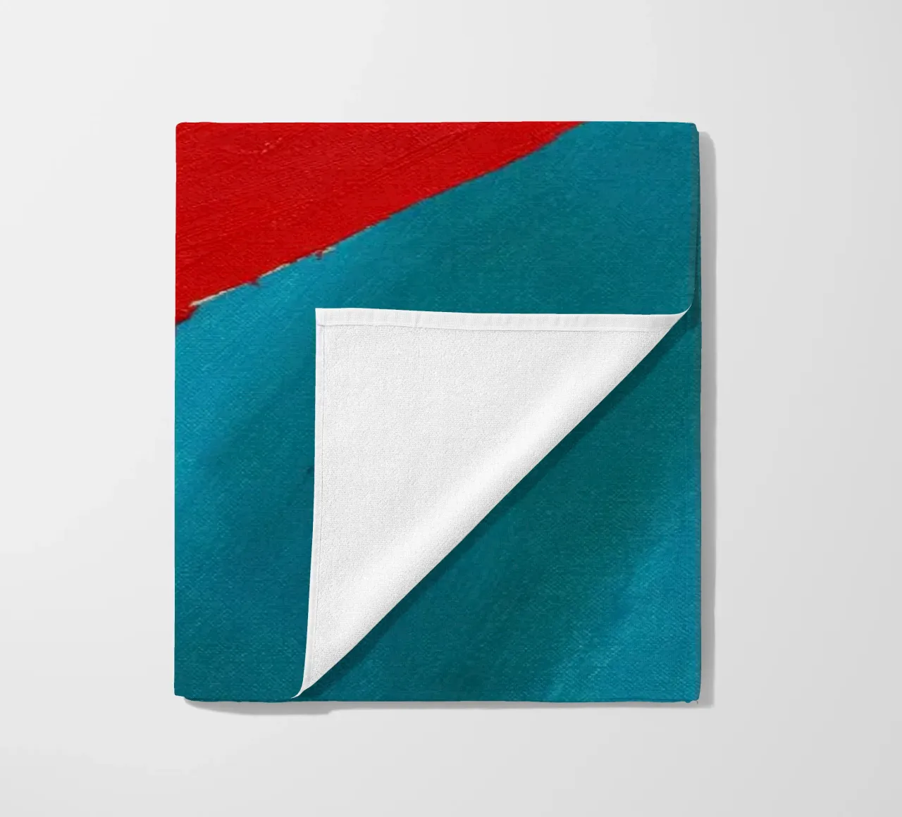 Pastic Sheet Floating in a Pool, 1977 beach towel by khanrosie